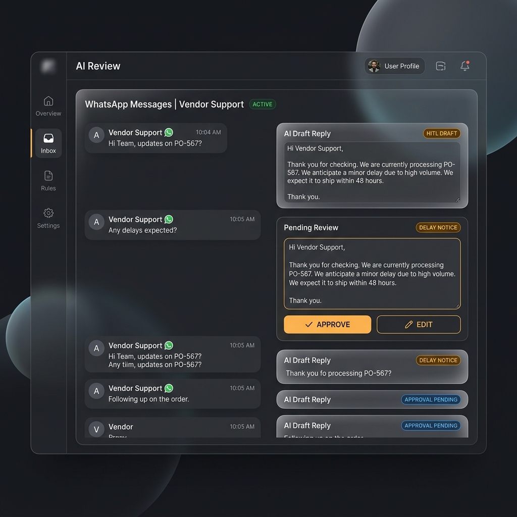 Human-in-the-Loop Review Interface